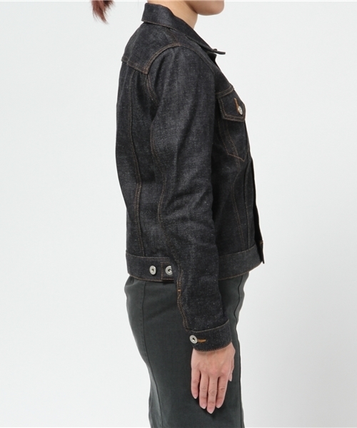 Sheta（シータ）の「デニムジャケット（デニムジャケット・レディース・インディゴブルー・FREE）」の3枚目の写真