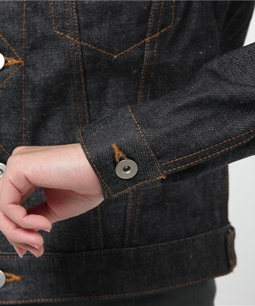 Sheta（シータ）の「デニムジャケット（デニムジャケット・レディース・インディゴブルー・FREE）」の7枚目の写真