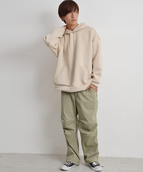 MinoriTY（マイノリティ）の「【MinoriTY】ワイドスノーパンツ ワイドカーゴパンツ ミリタリーパンツ イージーパンツ メンズ 無地（カーゴパンツ・メンズ・カーキ/グレー系その他/ホワイト/ブラック・L/M）」の11枚目の写真