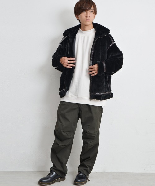 MinoriTY（マイノリティ）の「【MinoriTY】ワイドスノーパンツ ワイドカーゴパンツ ミリタリーパンツ イージーパンツ メンズ 無地（カーゴパンツ・メンズ・カーキ/グレー系その他/ホワイト/ブラック・L/M）」の17枚目の写真