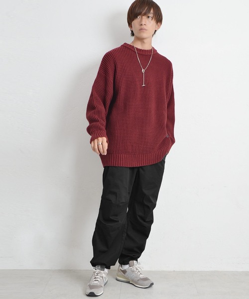 MinoriTY（マイノリティ）の「【MinoriTY】ワイドスノーパンツ ワイドカーゴパンツ ミリタリーパンツ イージーパンツ メンズ 無地（カーゴパンツ・メンズ・カーキ/グレー系その他/ホワイト/ブラック・L/M）」の5枚目の写真