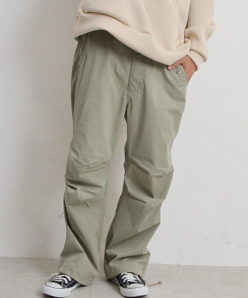 MinoriTY（マイノリティ）の「【MinoriTY】ワイドスノーパンツ ワイドカーゴパンツ ミリタリーパンツ イージーパンツ メンズ 無地（カーゴパンツ・メンズ・カーキ/グレー系その他/ホワイト/ブラック・L/M）」の19枚目の写真