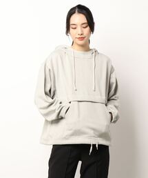 Samansa Mos2 blue | 裏起毛パーカー(パーカー)