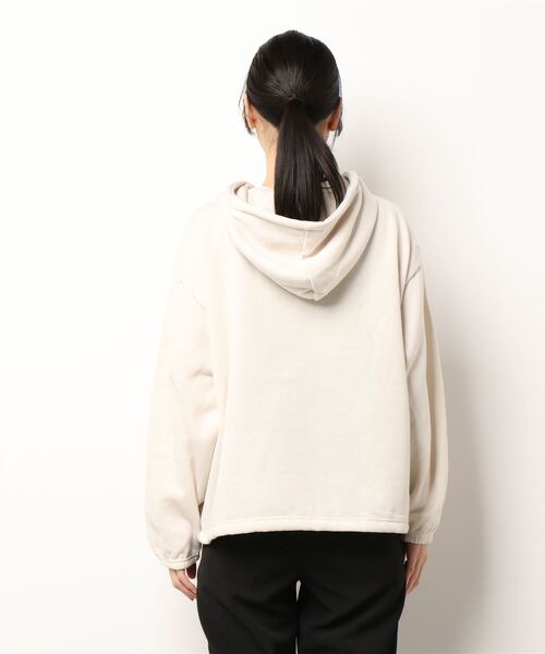 Samansa Mos2 blue（サマンサモスモスブルー）の「裏起毛パーカー（パーカー・レディース・グレー/オフホワイト/チャコール・ﾌﾘ-）」の9枚目の写真