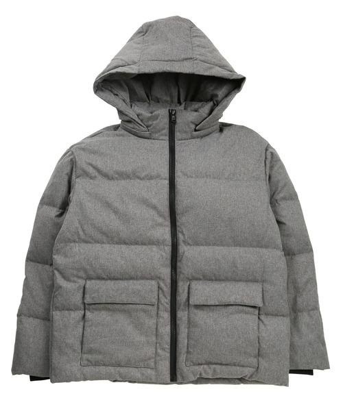 roshell（ロシェル）の「撥水加工 2WAYダウンジャケット（ダウンジャケット/コート・メンズ・ネイビー/ミックスグレー/ブラック/カーキ/グレイッシュベージュ・SMALL/MEDIUM/LARGE/X-LARGE）」の10枚目の写真