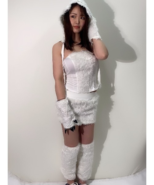 おしゃれスタ(オシャレスタ)の「【選べるプチプラアニマルコスプレ】イベント、クリスマス、パーティーコスチューム(コスチューム/パーティーグッズ・レディース・ホワイト/ベージュ/ブラウン/グレー・FREE)」の10枚目の写真