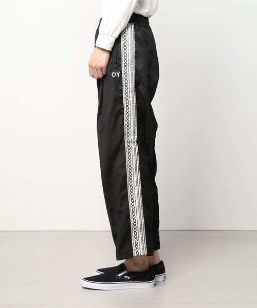 OY(オーワイ)の「『OY/オーワイ』ETHNIC TAPE PANTS/エスニック テープ サイドライン パンツ(カーゴパンツ・メンズ・ブラック/ブラウン・FREE)」の5枚目の写真