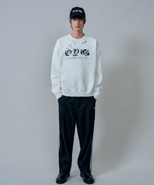 OY(オーワイ)の「『OY/オーワイ』ETHNIC TAPE PANTS/エスニック テープ サイドライン パンツ(カーゴパンツ・メンズ・ブラック/ブラウン・FREE)」の6枚目の写真