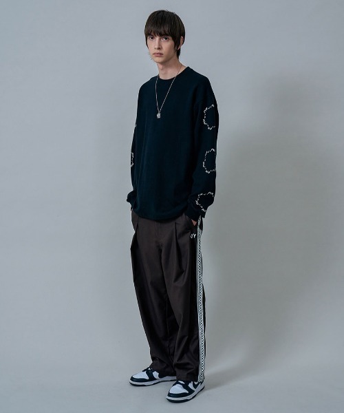 OY(オーワイ)の「『OY/オーワイ』ETHNIC TAPE PANTS/エスニック テープ サイドライン パンツ(カーゴパンツ・メンズ・ブラック/ブラウン・FREE)」の11枚目の写真