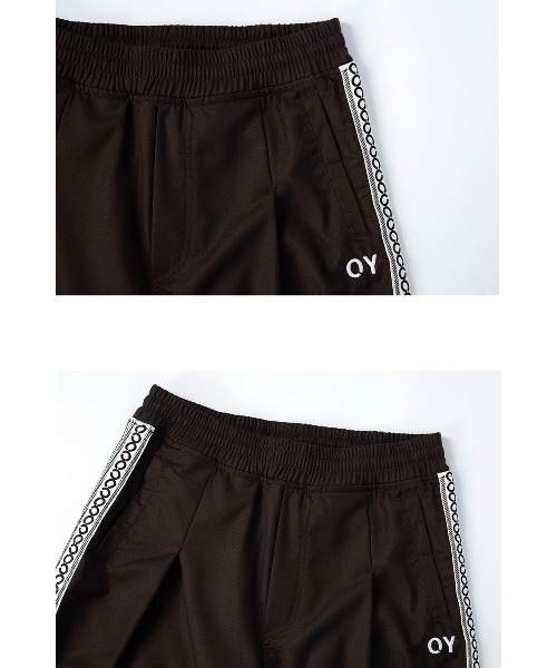 OY(オーワイ)の「『OY/オーワイ』ETHNIC TAPE PANTS/エスニック テープ サイドライン パンツ(カーゴパンツ・メンズ・ブラック/ブラウン・FREE)」の18枚目の写真
