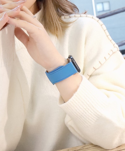 Urban Coral(アーバンコーラル)の「Apple Watch Band / アップルウォッチ バンド 本革レザー / Urban Coral(デジタル腕時計・レディース・ホワイト/ホワイト系その他/ブラック/ブラック系その他/グレー系その他/ブラウン/ブラウン系その他/グリーン/ブルー/ライトブルー/アクア/ネイビー系/ブルー系/ベビーピンク/ピンク系その他/レッド/ワインレッド/レッド系その他/オレンジ/オレンジ系その他・40mm/44mm)」の1枚目の写真