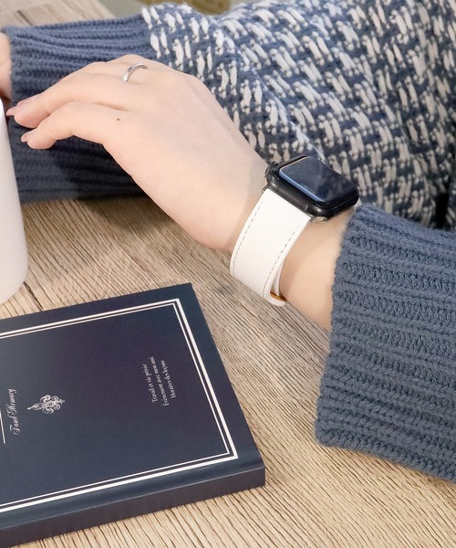 Urban Coral(アーバンコーラル)の「Apple Watch Band / アップルウォッチ バンド 本革レザー / Urban Coral(デジタル腕時計・レディース・ホワイト/ホワイト系その他/ブラック/ブラック系その他/グレー系その他/ブラウン/ブラウン系その他/グリーン/ブルー/ライトブルー/アクア/ネイビー系/ブルー系/ベビーピンク/ピンク系その他/レッド/ワインレッド/レッド系その他/オレンジ/オレンジ系その他・40mm/44mm)」の3枚目の写真