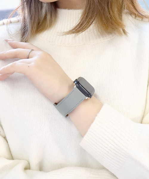 Urban Coral(アーバンコーラル)の「Apple Watch Band / アップルウォッチ バンド 本革レザー / Urban Coral(デジタル腕時計・レディース・ホワイト/ホワイト系その他/ブラック/ブラック系その他/グレー系その他/ブラウン/ブラウン系その他/グリーン/ブルー/ライトブルー/アクア/ネイビー系/ブルー系/ベビーピンク/ピンク系その他/レッド/ワインレッド/レッド系その他/オレンジ/オレンジ系その他・40mm/44mm)」の6枚目の写真
