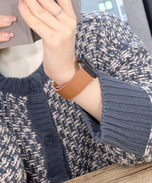 Urban Coral(アーバンコーラル)の「Apple Watch Band / アップルウォッチ バンド 本革レザー / Urban Coral(デジタル腕時計・レディース・ホワイト/ホワイト系その他/ブラック/ブラック系その他/グレー系その他/ブラウン/ブラウン系その他/グリーン/ブルー/ライトブルー/アクア/ネイビー系/ブルー系/ベビーピンク/ピンク系その他/レッド/ワインレッド/レッド系その他/オレンジ/オレンジ系その他・40mm/44mm)」の8枚目の写真