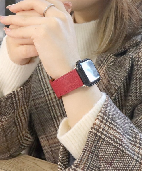 Urban Coral(アーバンコーラル)の「Apple Watch Band / アップルウォッチ バンド 本革レザー / Urban Coral(デジタル腕時計・レディース・ホワイト/ホワイト系その他/ブラック/ブラック系その他/グレー系その他/ブラウン/ブラウン系その他/グリーン/ブルー/ライトブルー/アクア/ネイビー系/ブルー系/ベビーピンク/ピンク系その他/レッド/ワインレッド/レッド系その他/オレンジ/オレンジ系その他・40mm/44mm)」の18枚目の写真