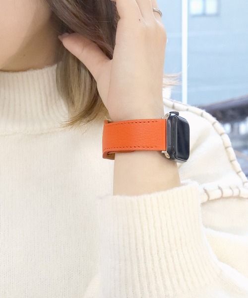 Urban Coral(アーバンコーラル)の「Apple Watch Band / アップルウォッチ バンド 本革レザー / Urban Coral(デジタル腕時計・レディース・ホワイト/ホワイト系その他/ブラック/ブラック系その他/グレー系その他/ブラウン/ブラウン系その他/グリーン/ブルー/ライトブルー/アクア/ネイビー系/ブルー系/ベビーピンク/ピンク系その他/レッド/ワインレッド/レッド系その他/オレンジ/オレンジ系その他・40mm/44mm)」の20枚目の写真