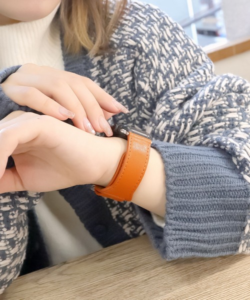 Urban Coral(アーバンコーラル)の「Apple Watch Band / アップルウォッチ バンド 本革レザー / Urban Coral(デジタル腕時計・レディース・ホワイト/ホワイト系その他/ブラック/ブラック系その他/グレー系その他/ブラウン/ブラウン系その他/グリーン/ブルー/ライトブルー/アクア/ネイビー系/ブルー系/ベビーピンク/ピンク系その他/レッド/ワインレッド/レッド系その他/オレンジ/オレンジ系その他・40mm/44mm)」の19枚目の写真
