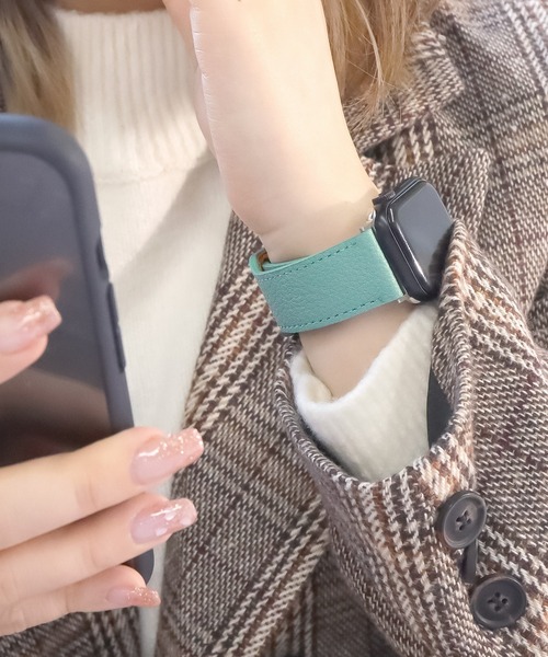 Urban Coral(アーバンコーラル)の「Apple Watch Band / アップルウォッチ バンド 本革レザー / Urban Coral(デジタル腕時計・レディース・ホワイト/ホワイト系その他/ブラック/ブラック系その他/グレー系その他/ブラウン/ブラウン系その他/グリーン/ブルー/ライトブルー/アクア/ネイビー系/ブルー系/ベビーピンク/ピンク系その他/レッド/ワインレッド/レッド系その他/オレンジ/オレンジ系その他・40mm/44mm)」の12枚目の写真
