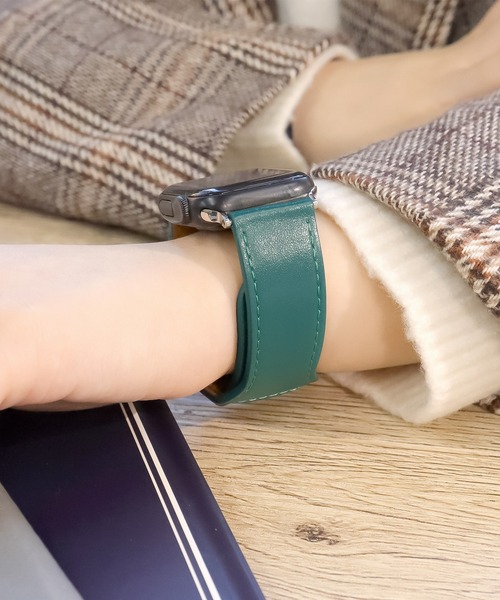 Urban Coral(アーバンコーラル)の「Apple Watch Band / アップルウォッチ バンド 本革レザー / Urban Coral(デジタル腕時計・レディース・ホワイト/ホワイト系その他/ブラック/ブラック系その他/グレー系その他/ブラウン/ブラウン系その他/グリーン/ブルー/ライトブルー/アクア/ネイビー系/ブルー系/ベビーピンク/ピンク系その他/レッド/ワインレッド/レッド系その他/オレンジ/オレンジ系その他・40mm/44mm)」の9枚目の写真