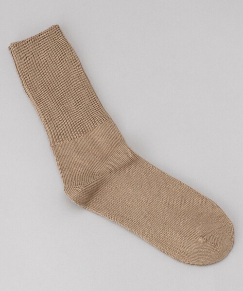 Firsthand（ファーストハンド）の「Firsthand/ファーストハンド Loose rib socks / ルーズリブソックス（ソックス/靴下・メンズ・ホワイト/ブラック/グレー/オリーブ・ONE SIZE）」の8枚目の写真
