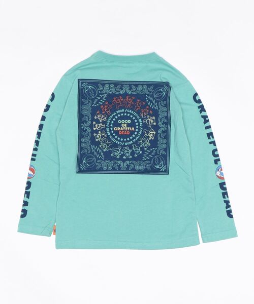 KRIFF MAYER Kid's Collection（クリフメイヤーキッズコレクション）の「Grateful deadコラボロンT（Tシャツ/カットソー・キッズ・チャコール/ブルーグリーン/ベージュ/オフホワイト・150/170/120/160/130/140）」の5枚目の写真