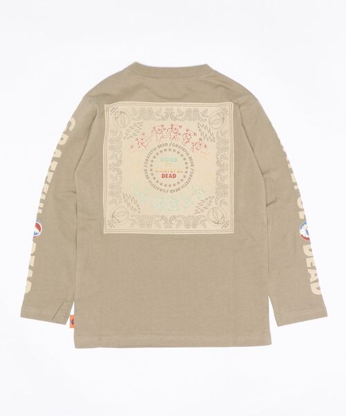 KRIFF MAYER Kid's Collection（クリフメイヤーキッズコレクション）の「Grateful deadコラボロンT（Tシャツ/カットソー・キッズ・チャコール/ブルーグリーン/ベージュ/オフホワイト・150/170/120/160/130/140）」の6枚目の写真