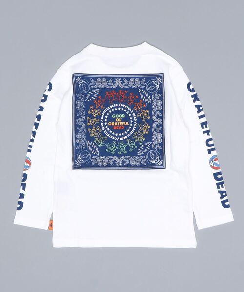 KRIFF MAYER Kid's Collection（クリフメイヤーキッズコレクション）の「Grateful deadコラボロンT（Tシャツ/カットソー・キッズ・チャコール/ブルーグリーン/ベージュ/オフホワイト・150/170/120/160/130/140）」の8枚目の写真