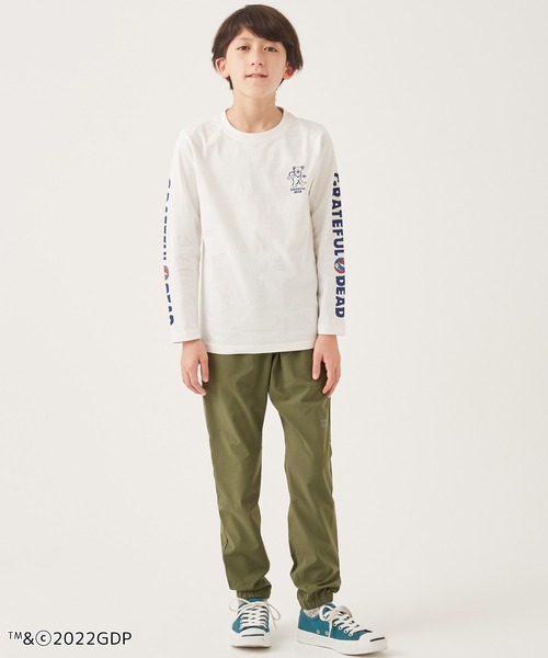 KRIFF MAYER Kid's Collection（クリフメイヤーキッズコレクション）の「Grateful deadコラボロンT（Tシャツ/カットソー・キッズ・チャコール/ブルーグリーン/ベージュ/オフホワイト・150/170/120/160/130/140）」の12枚目の写真