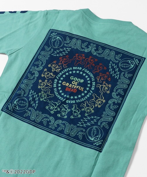 KRIFF MAYER Kid's Collection（クリフメイヤーキッズコレクション）の「Grateful deadコラボロンT（Tシャツ/カットソー・キッズ・チャコール/ブルーグリーン/ベージュ/オフホワイト・150/170/120/160/130/140）」の10枚目の写真