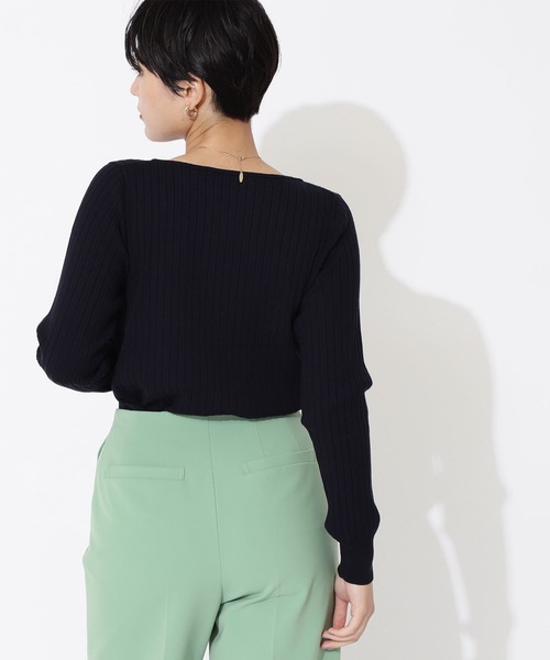 NATURAL BEAUTY BASIC(ナチュラルビューティーベーシック)の「スプリングベーシックニット(ニット/セーター・レディース・オフホワイト/ピンク/ネイビー/グリーン・MEDIUM)」の16枚目の写真