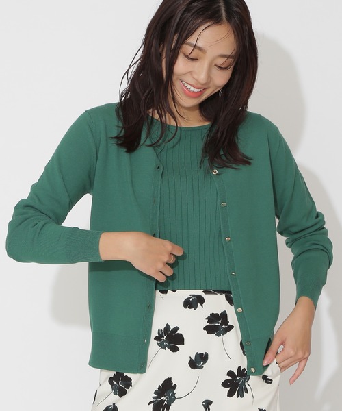 NATURAL BEAUTY BASIC(ナチュラルビューティーベーシック)の「スプリングベーシックニット(ニット/セーター・レディース・オフホワイト/ピンク/ネイビー/グリーン・MEDIUM)」の11枚目の写真