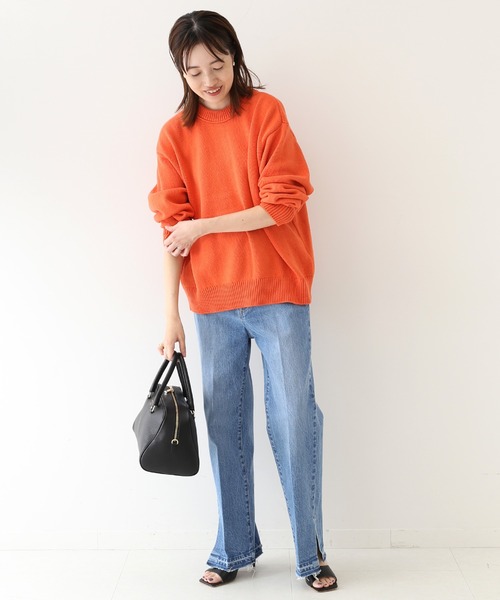 SLOBE IENA（スローブイエナ）の「LE DENIM ハイライズスリムスリットファイブポケットパンツ◆（デニムパンツ・レディース・グレー系その他/ブルー系その他・36/38/34）」の16枚目の写真