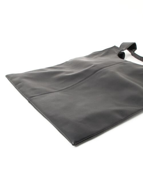 JUNRED（ジュンレッド）の「PUレザーショッパーバッグ（トートバッグ・メンズ・ブラック系その他2/ブラック・FREE）」の5枚目の写真