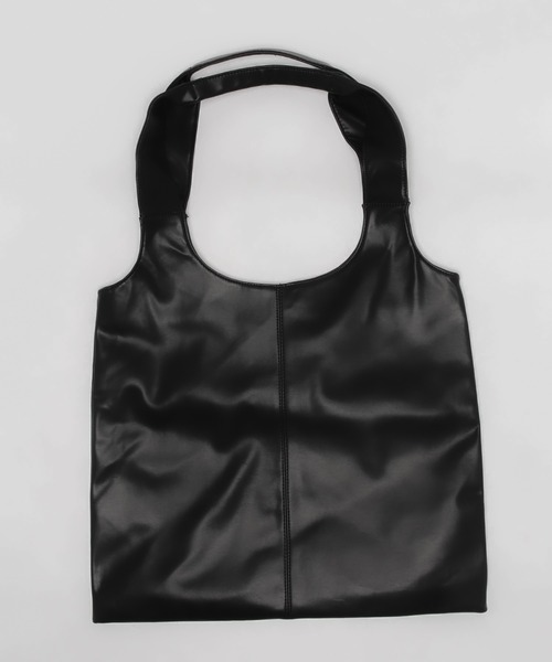 JUNRED（ジュンレッド）の「PUレザーショッパーバッグ（トートバッグ・メンズ・ブラック系その他2/ブラック・FREE）」の13枚目の写真