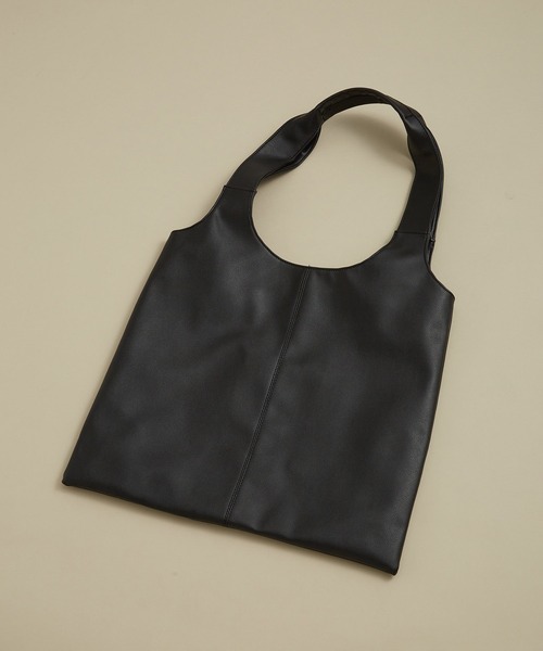 JUNRED（ジュンレッド）の「PUレザーショッパーバッグ（トートバッグ・メンズ・ブラック系その他2/ブラック・FREE）」の17枚目の写真