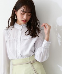 PROPORTION BODY DRESSING | ストライプボウタイ付きブラウス / 1212110202(シャツ/ブラウス)