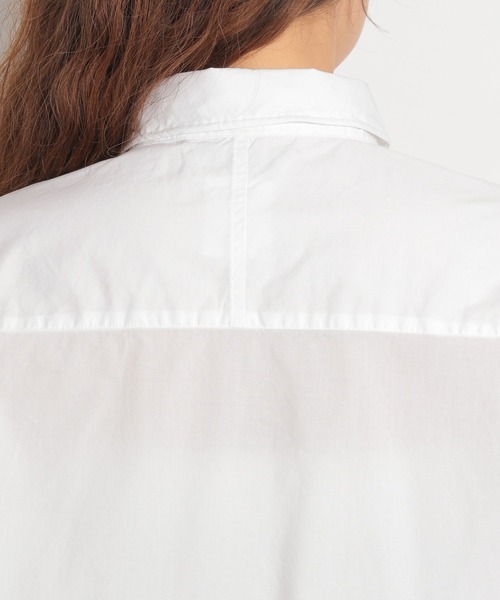 niko and...（ニコアンド）の「マーセレギュラーワイヤー入りワイドシャツ（シャツ/ブラウス・レディース・ブルー/ピンク/ホワイト/ライトグリーン・MEDIUM/LARGE）」の15枚目の写真