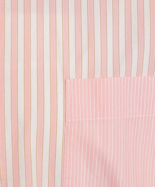 niko and...（ニコアンド）の「マーセレギュラーワイヤー入りワイドシャツ（シャツ/ブラウス・レディース・ブルー/ピンク/ホワイト/ライトグリーン・MEDIUM/LARGE）」の19枚目の写真