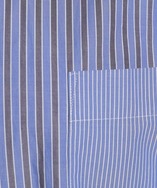 niko and...（ニコアンド）の「マーセレギュラーワイヤー入りワイドシャツ（シャツ/ブラウス・レディース・ブルー/ピンク/ホワイト/ライトグリーン・MEDIUM/LARGE）」の18枚目の写真