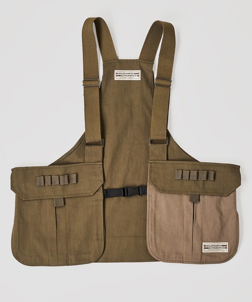 WILDERNESS EXPERIENCE（ウィルダネスエクスペリエンス）の「【WILDERNESS EXPERIENCE】ストレージベスト / フィッシングベスト（ベスト・メンズ・ブラック/ベージュ/カーキ・FREE）」の3枚目の写真