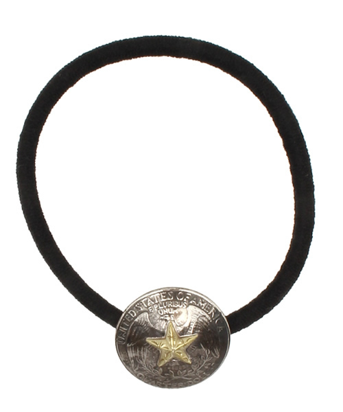 amp japan（アンプジャパン）の「スターコンチョブレスレット ヘアゴム( コンチョ ヘアゴム)（ヘアゴム・メンズ・アンティークシルバー・FREE）」の4枚目の写真