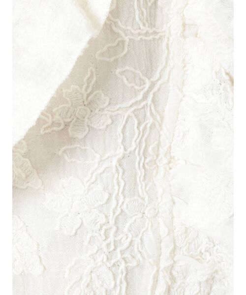 merry jenny（メリージェニー）の「レースフリルリボンビスチェ（その他トップス・レディース・オフホワイト/ブラック・FREE）」の12枚目の写真