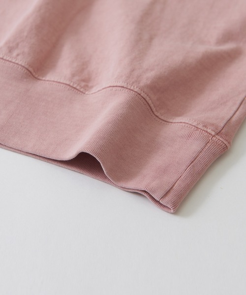 CUBE SUGAR（キューブシュガー）の「ピグメントカットオフグラフィックカレッジロゴベスト（Tシャツ/カットソー・レディース・チャコールグレー/ネイビー/マスタード/ピンク・M）」の14枚目の写真