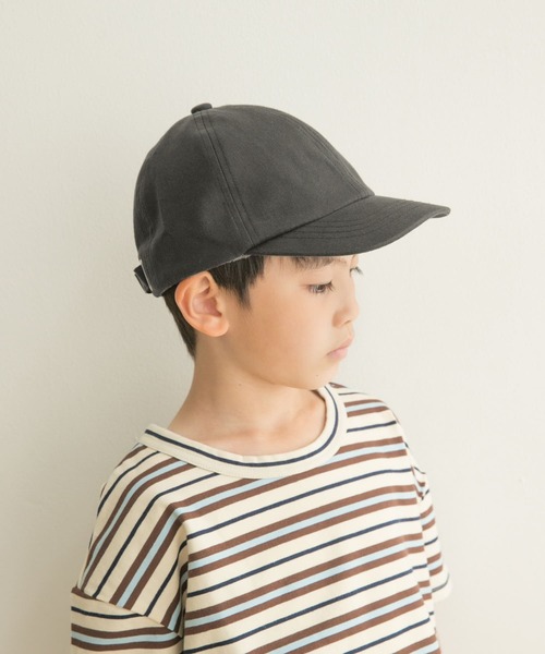 URBAN RESEARCH DOORS(アーバンリサーチドアーズ)の「オーガニックコットンキャップ(KIDS)(キャップ・キッズ・ブラック/グレー・ONE)」の2枚目の写真
