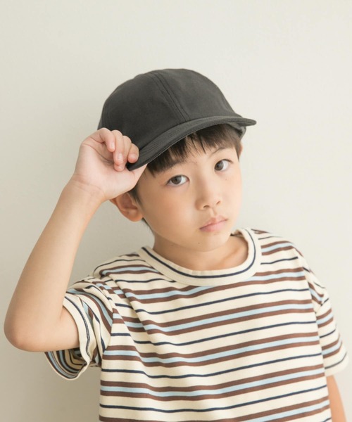 URBAN RESEARCH DOORS(アーバンリサーチドアーズ)の「オーガニックコットンキャップ(KIDS)(キャップ・キッズ・ブラック/グレー・ONE)」の3枚目の写真