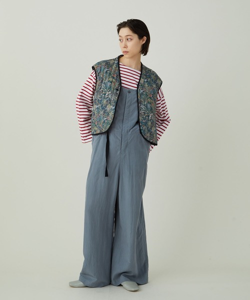 ADIEU TRISTESSE（アデュートリステス）の「リバティプリントキルティングベスト（ベスト・レディース・グリーン系その他・38）」の10枚目の写真