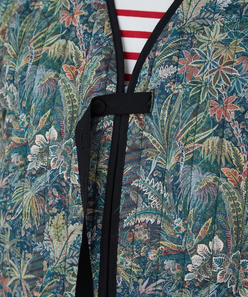 ADIEU TRISTESSE（アデュートリステス）の「リバティプリントキルティングベスト（ベスト・レディース・グリーン系その他・38）」の11枚目の写真