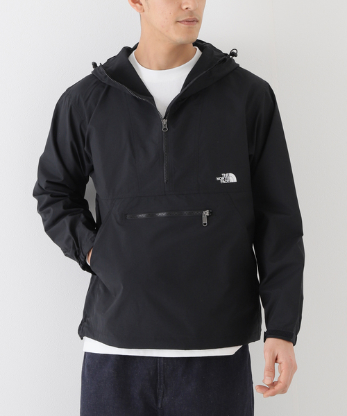 THE NORTH FACE（ザノースフェイス）の「【THE NORTH FACE / ザノースフェイス】COMPACT ANORAK（マウンテンパーカー・メンズ・ブラック/オリーブ・MEDIUM/LARGE/X-LARGE）」の2枚目の写真