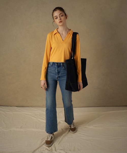 Levi's（リーバイス）の「Levi's(R) RED RIBCAGE BOOT BLUE SKIES STRETCH（デニムパンツ・レディース・インディゴブルー・27inch/25inch/24inch/26inch/30inch/29inch/23inch/28inch）」の5枚目の写真