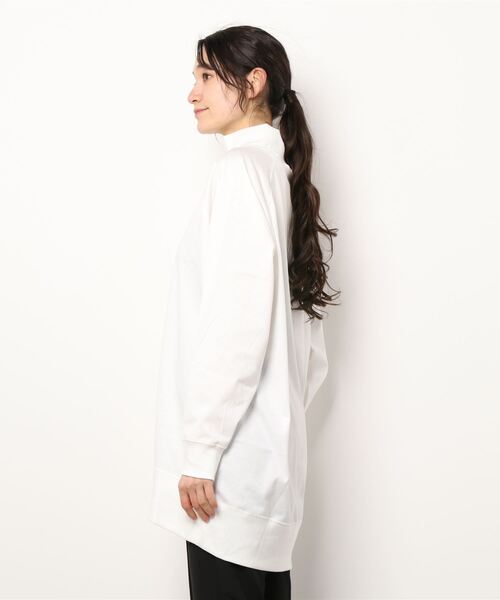 mizuiroind(ミズイロインド)の「mizuiro ind ハイネックドルマンチュニック(チュニック・レディース・ライトブルー/オフホワイト/ブラック/チャコールグレー・FREE)」の20枚目の写真